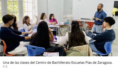 Los 25 años del Bachillerato Escuelas Pías son noticia